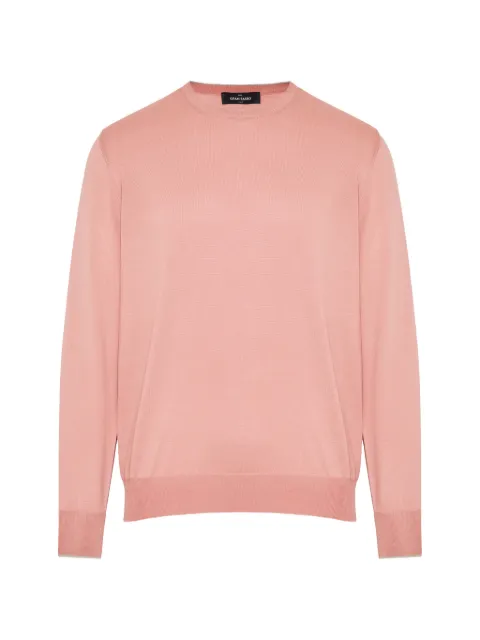 Gran Sasso crew-neck long-sleeve sweater Pink 4316716290