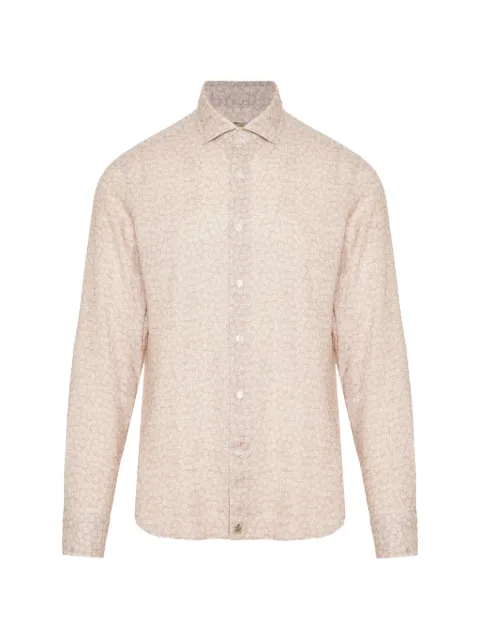 Sonrisa floral-print long-sleeve shirt Neutrals L9C2118