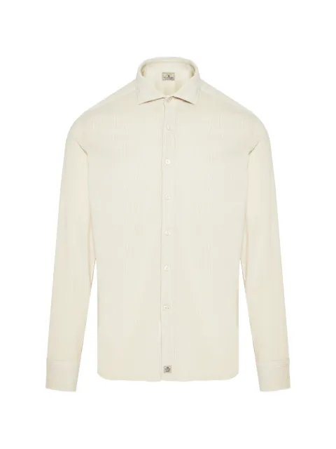 Sonrisa corduroy-texture long-sleeve shirt Neutrals 4VETCV165