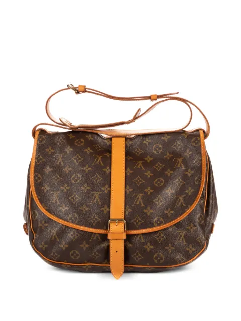 Louis Vuitton Pre-Owned 1993 GM Saumur Monogram canvas shoulder bag Brown AR1913