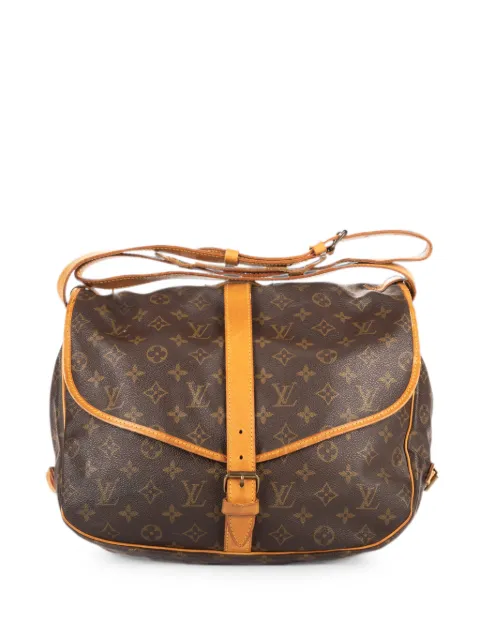 Louis Vuitton Pre-Owned 1992 GM Saumur Monogram canvas shoulder bag Brown AR0972