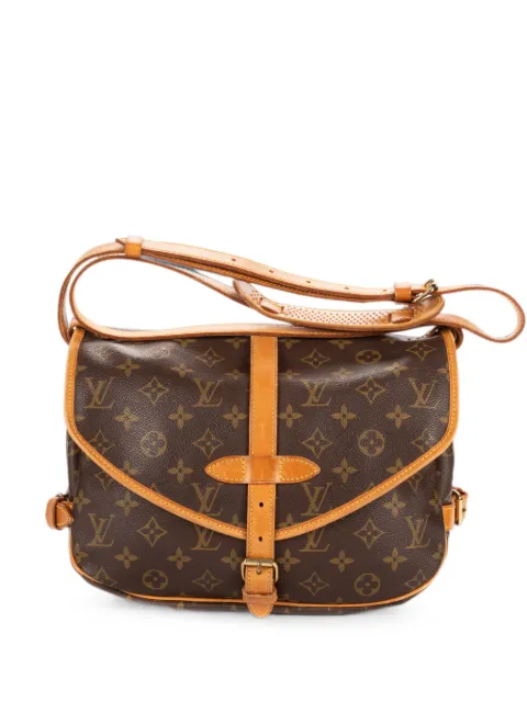 Louis Vuitton Pre-Owned 1996 PM Saumur Monogram canvas shoulder bag Brown AR0926