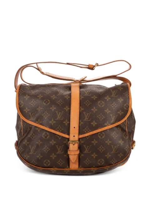 Louis Vuitton Pre-Owned 1990 GM Saumur Monogram canvas shoulder bag Brown AR0990