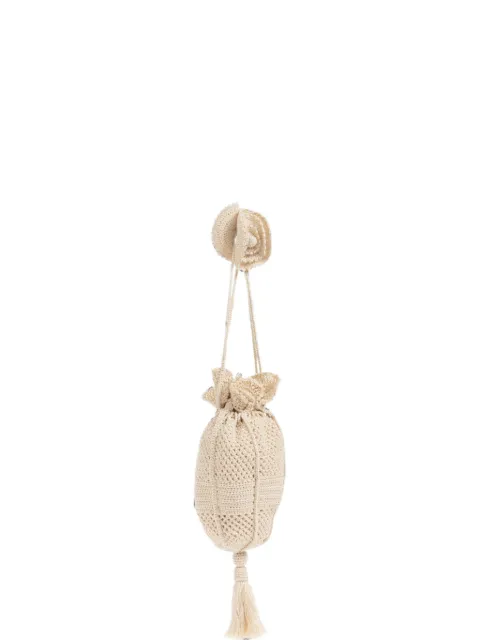 Ulla Johnson Mermaid crochet shoulder bag Neutrals PF261199