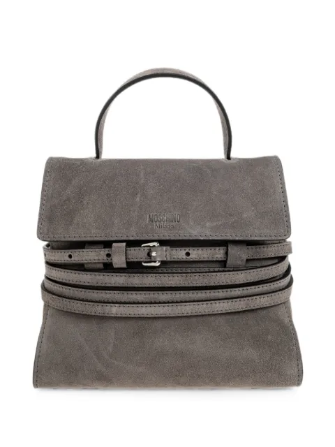 Moschino Tie Me buckle-strap mini bag Grey MC4226PP1POF0