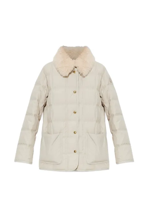 Moncler Cygnes quilted down jacket Neutrals L20931A00065597YW