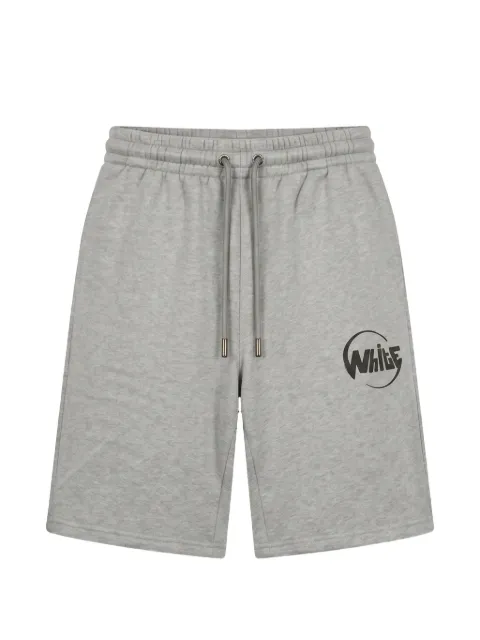 Off-White logo-print drawstring-waist shorts Grey 44OWOS26B084030