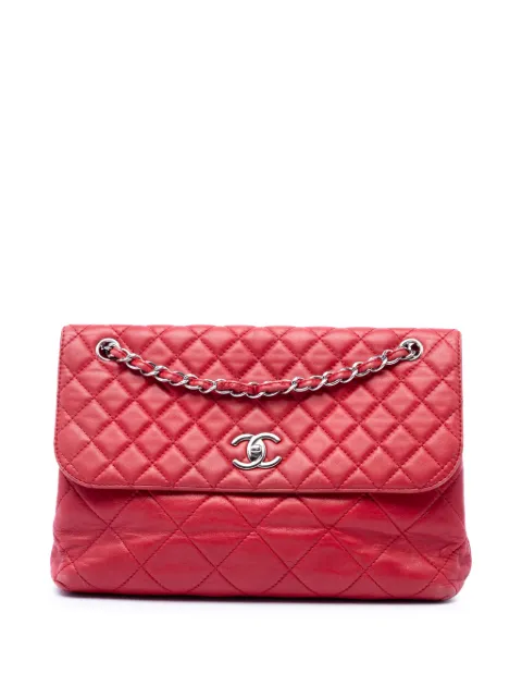 CHANEL Pre-Owned 2010-2011 CC Quilted Calfskin In The Business Flap shoulder bag Red SOXBK4RWHKEHP520