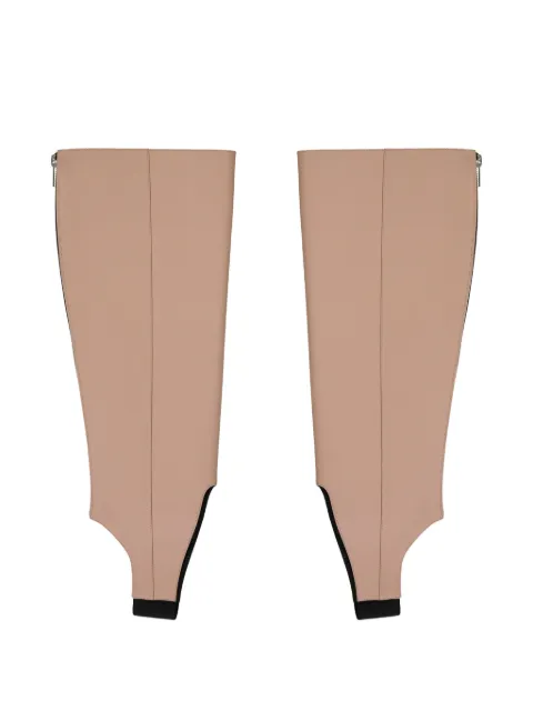 Cédric Charlier zip-fastening stirrup socks Neutrals A44013975
