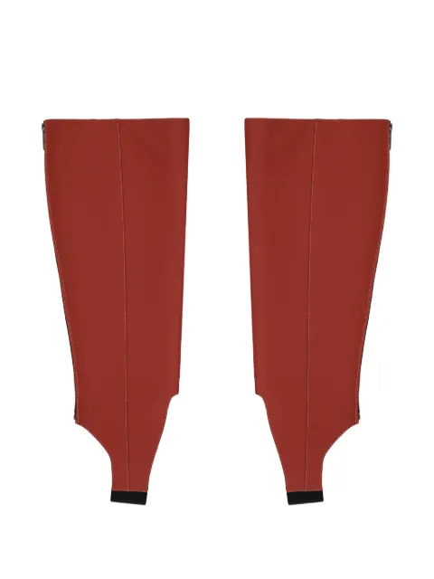 Cédric Charlier zip-fastening stirrup socks Red A44013975