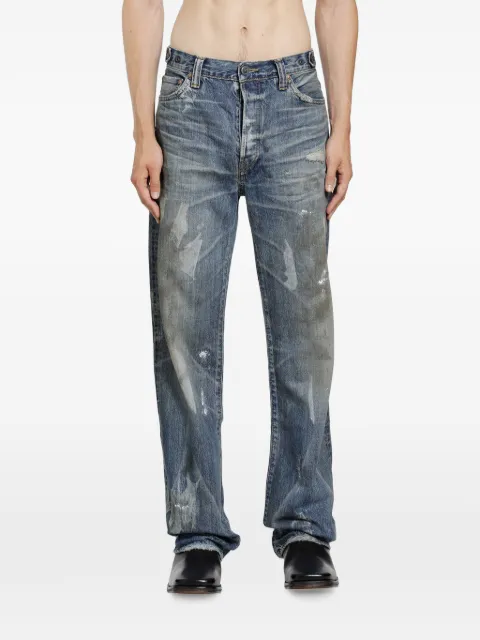 Mastercraft Union distressed relaxed-fit jeans Blue 7031076