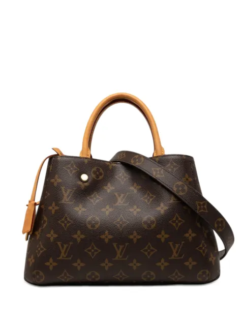 Louis Vuitton Pre-Owned 2014 Monogram Montaigne BB satchel Brown NFFQLTTRAUEPEWIR
