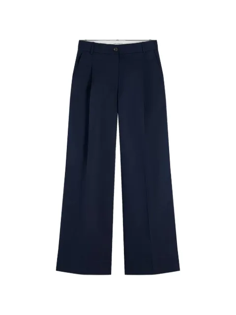 Tommy Hilfiger pleated wide-leg trousers Blue WW0WW50135