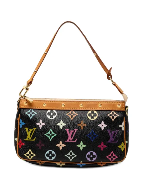 Louis Vuitton Pre-Owned 2003 Monogram Multicolore Pochette Accessoires shoulder bag Black P2OM8FZC5RESRX2Z