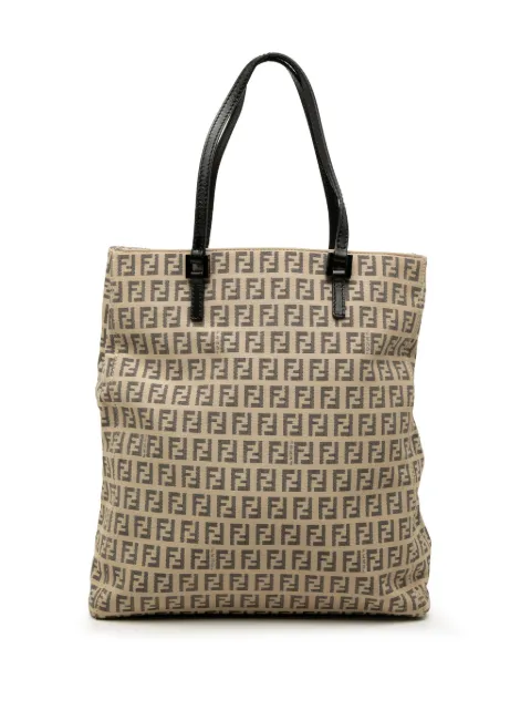 Fendi Pre-Owned 2000-2010 Zucchino Canvas tote bag Neutrals AG0VXGGQ9VJM4VA9