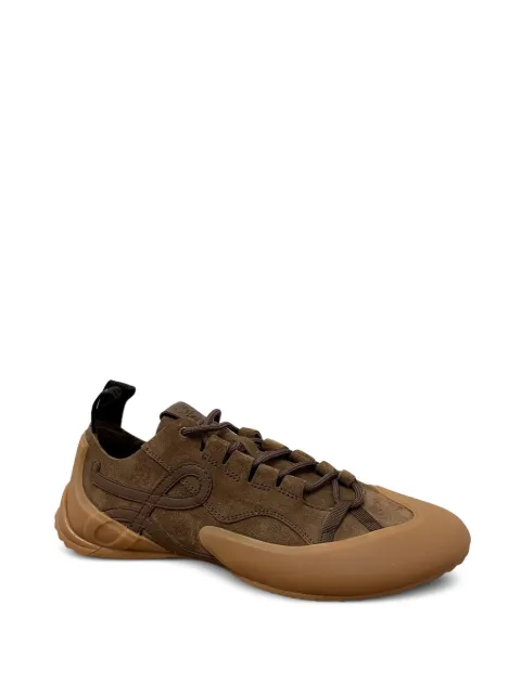 LOEWE Grip lace-up suede sneakers Brown LGRP282X04