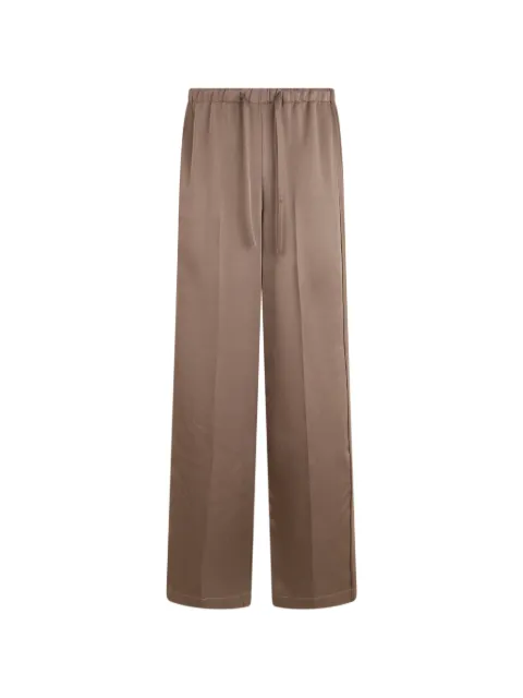 Vince drawstring wide-leg trousers Brown V206622516