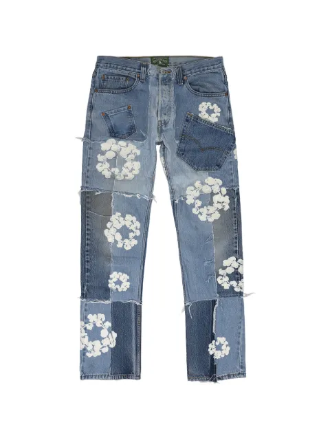 Denim Tears patchwork jeans Blue DT773