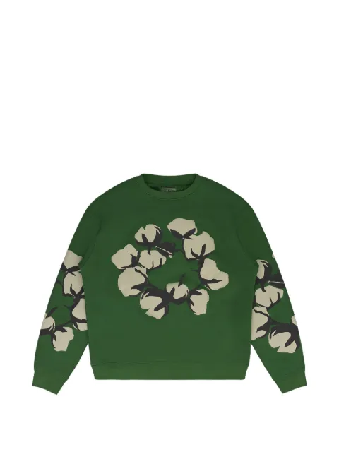 Denim Tears Cactus Wreath sweater Green DT727