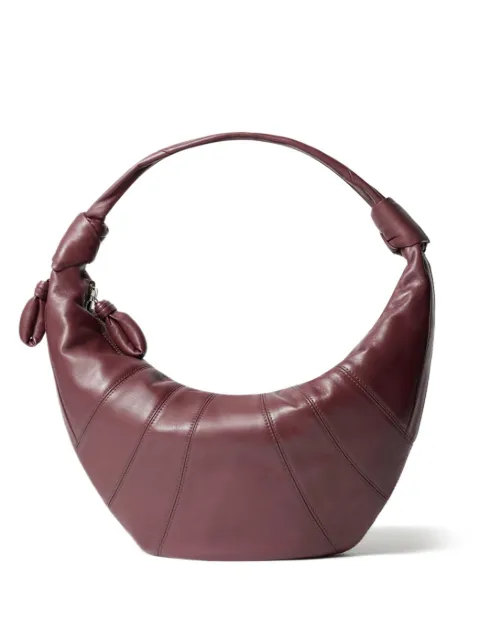 LEMAIRE Fortune Croissant bag in leather Red BG0071LL095