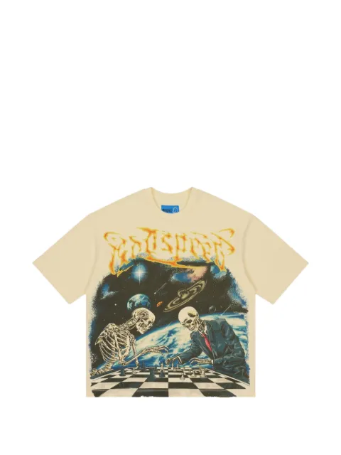 GODSPEED Checkmate II graphic-print T-shirt Neutrals GS496