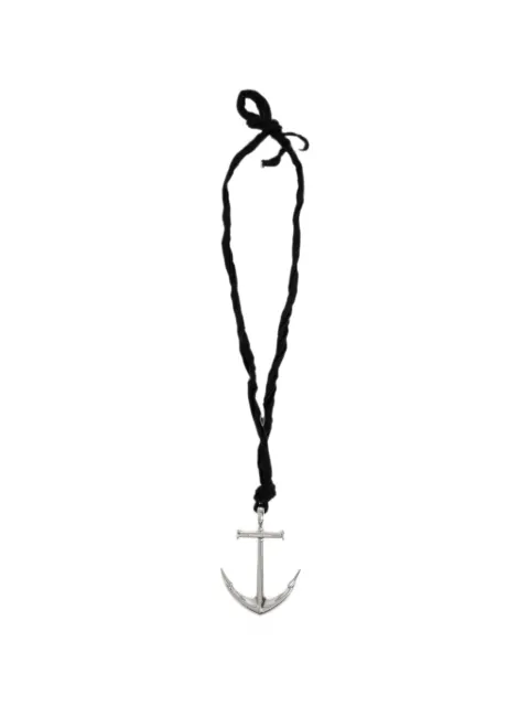 Balenciaga anchor-pendant necklace Silver A0019VTZBOS