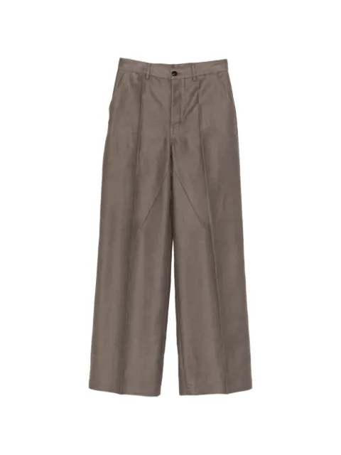 Rick Owens belt-loop palazzo pants Brown RP02F5317MOR34