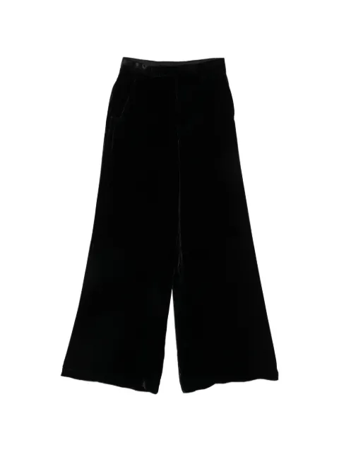 Rick Owens velvet trousers Black RP02F5356V