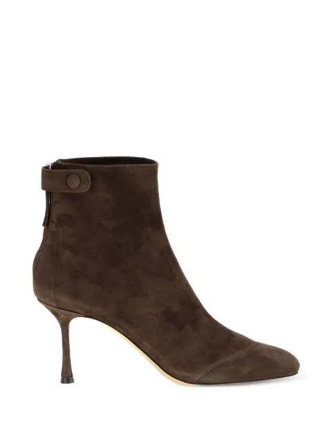Francesco Russo R1B830 suede ankle boots Brown R1B830N201