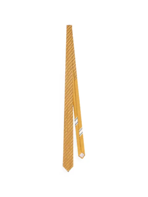 DRIES VAN NOTEN silk tie Yellow 2620116004905
