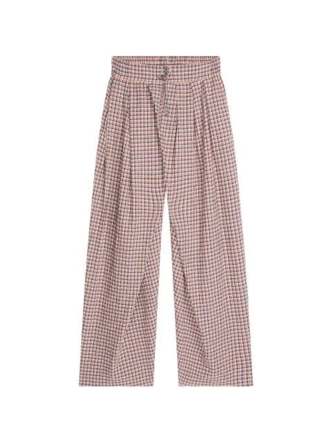 DRIES VAN NOTEN draped cotton pants Neutrals 2620209164131