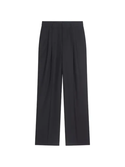DRIES VAN NOTEN straight-leg wool pants Black 2620209004265