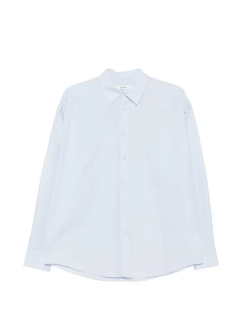 6397 button-fastening long-sleeve shirt Blue NT686
