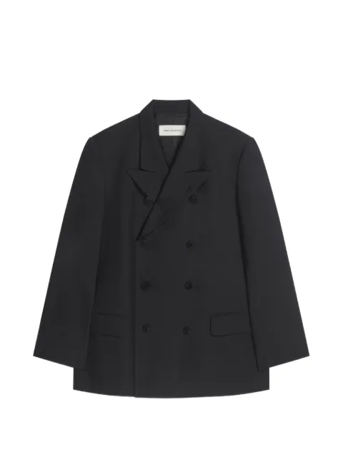 DRIES VAN NOTEN oversized wool blazer Black 2620204084265