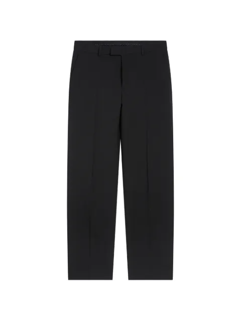DRIES VAN NOTEN long straight-leg wool pants Black 2620209054055