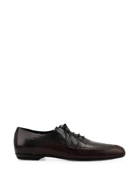 DRIES VAN NOTEN leather brogues Brown 2620217140130
