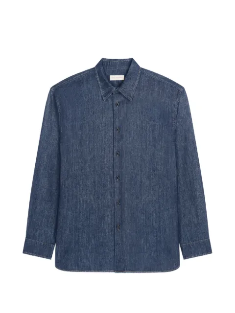 DRIES VAN NOTEN loose denim shirt Blue 2620207434402