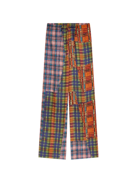 DRIES VAN NOTEN elasticated viscose pants Orange 2620109224086