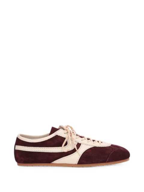 DRIES VAN NOTEN suede sneakers Purple 2620217000132