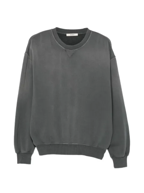 6397 faded-effect crew neck sweashirt Grey NT637