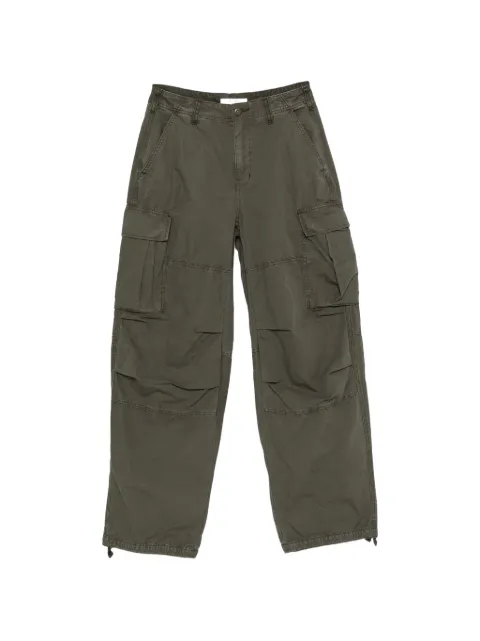 6397 ripstop-texture cargo pants Green NP445