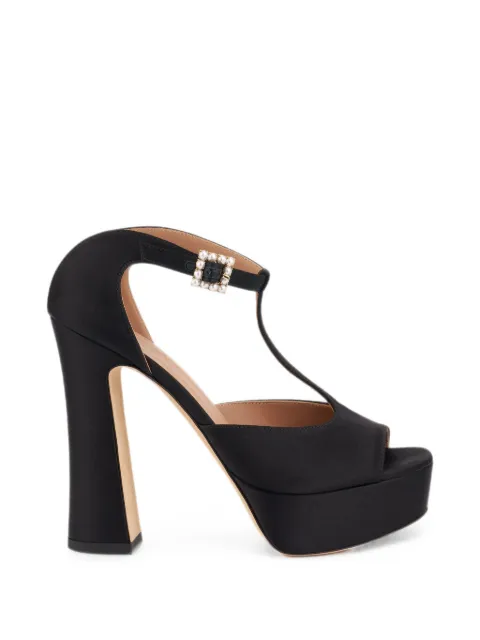 Malone Souliers Nomi pearl-embellished platform sandals Black NOMI1251