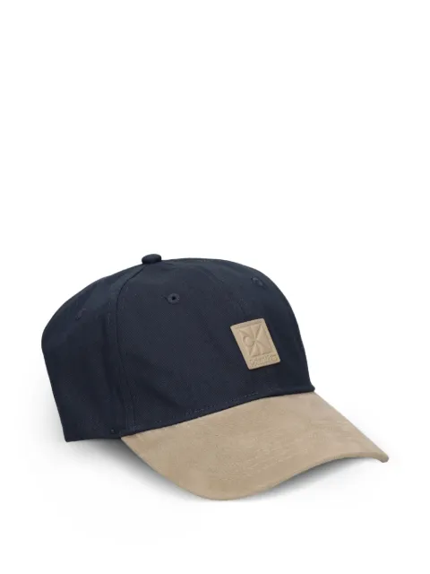 Calvin Klein Mixed Media Colourblock logo-patch baseball cap Blue LV04D5110GCEF