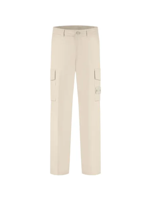 Stone Island logo-patch cargo pants Neutrals L2S153100021S0F01