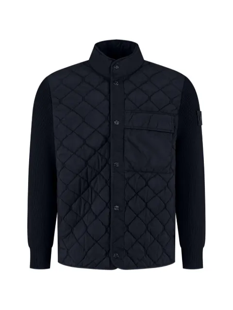Stone Island quilted panelled jacket Blue L2S154100016S00F6