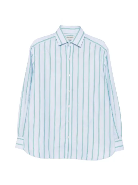 JW Anderson striped long-sleeve shirt Blue SH0367PG2008