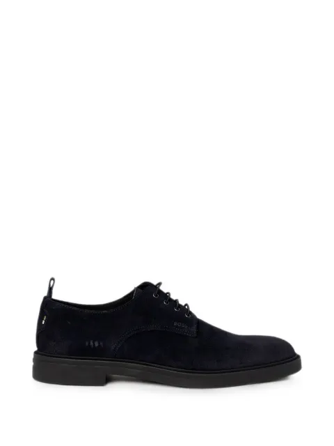 BOSS suede derby shoes Blue 50568893