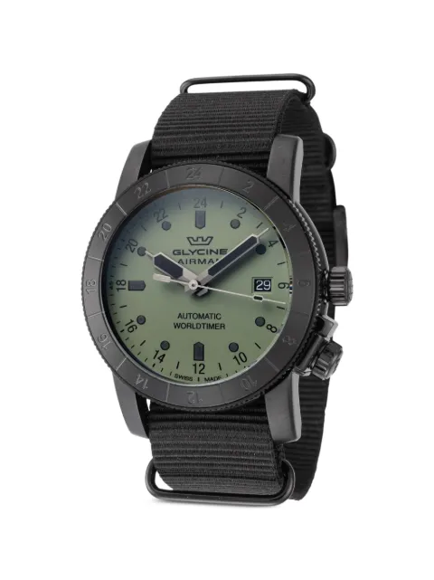 Glycine Airman Purist 42mm watch Green GL0492