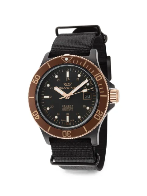 Glycine Combat Sub 42mm watch Black GL0173
