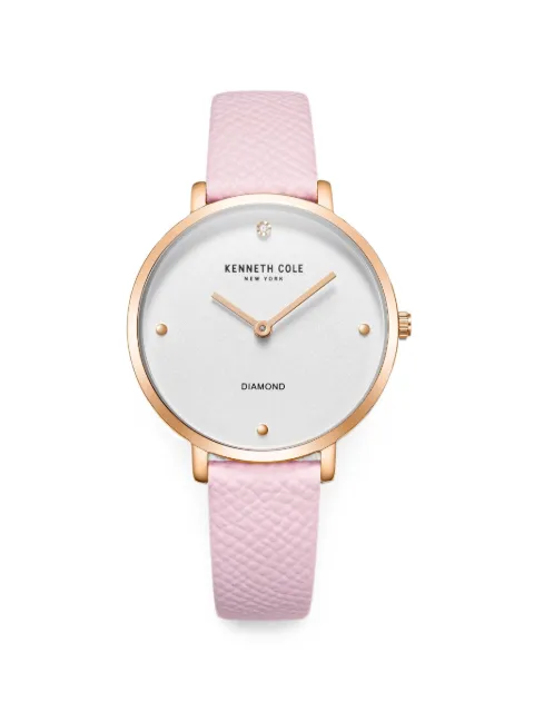 KENNETH COLE Diamond 34mm watch White KCWLA2220003